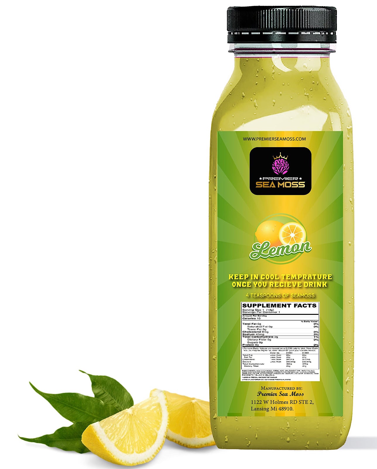 Sea Moss Lemonade - 12 oz