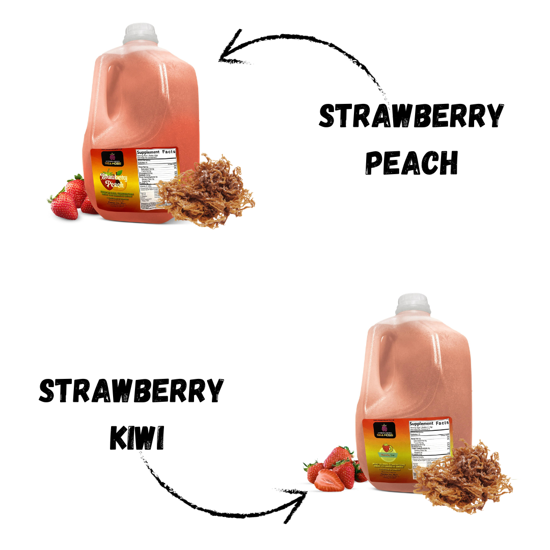 The 2 Sea Moss Gallon Flavors Bundle