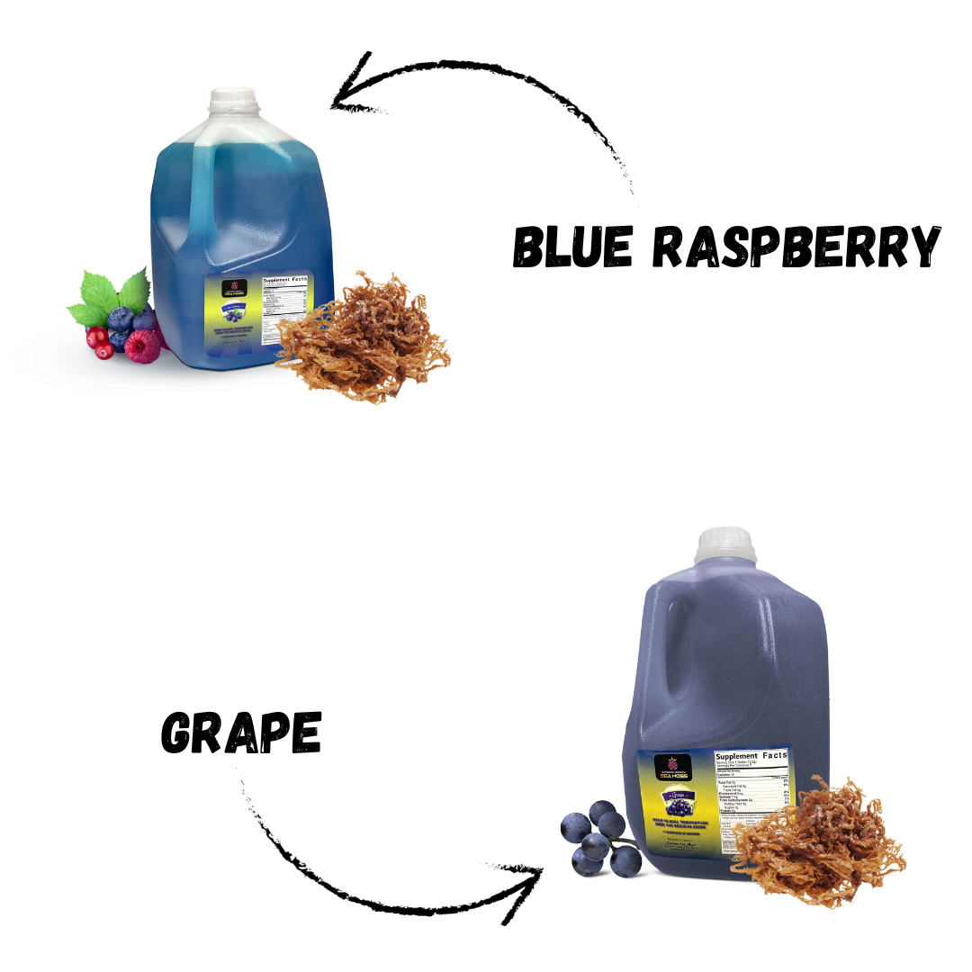 The 2 Sea Moss Gallon Flavors Bundle