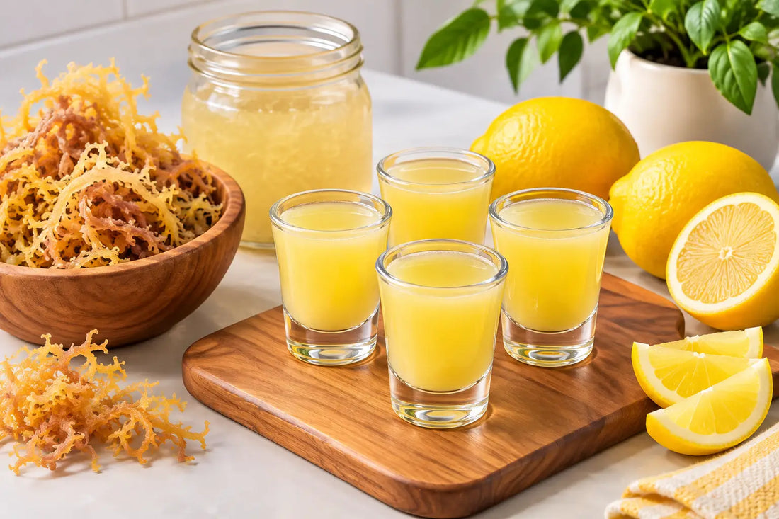 How to Prepare Sea Moss Lemonade Shots at Home