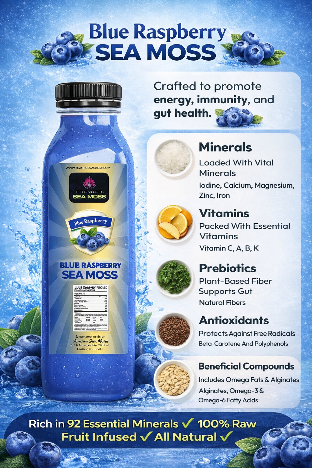 Sea Moss Lemonade - 12 oz