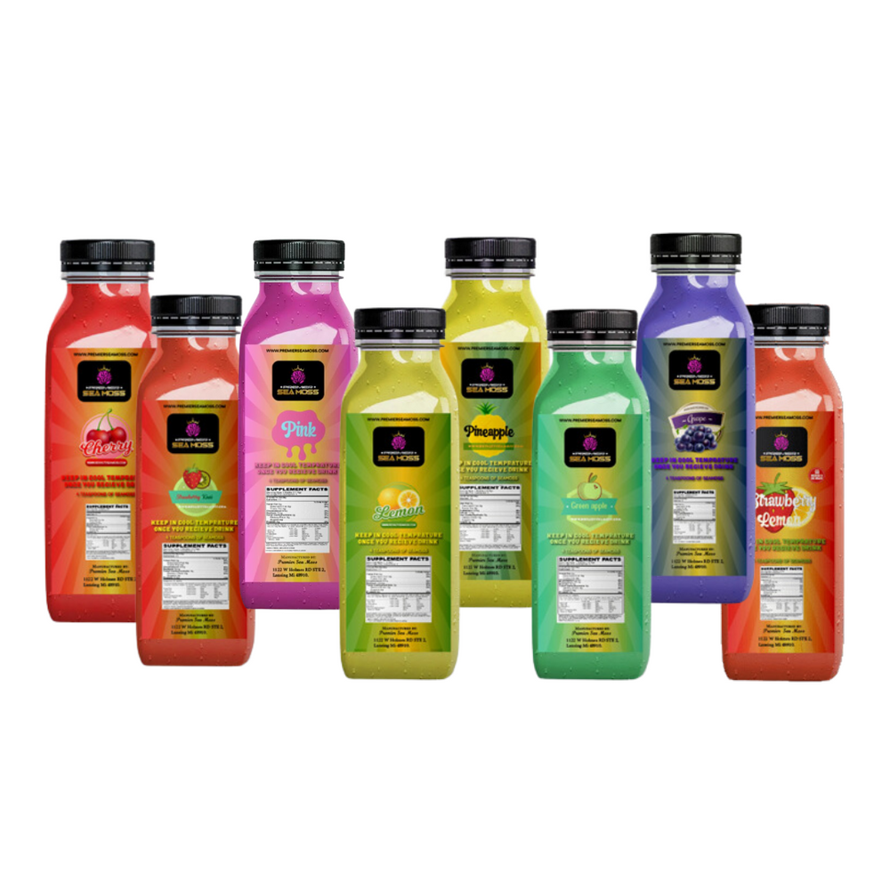 All The 20 Sea Moss Lemonade Flavors Bundle